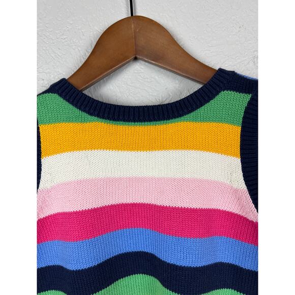 NEW! Talbots Kids Sweater Sleeveless Stripe - 8 - Picture 4 of 4
